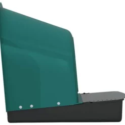 4 st väggmonterade hönsholkar i mörkgrön plast | Färg: Mörkgrön | Storlek: Standard