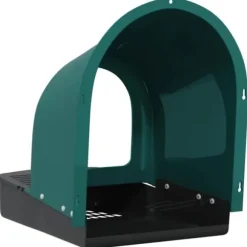 4 st väggmonterade hönsholkar i mörkgrön plast | Färg: Mörkgrön | Storlek: Standard