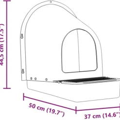 4 st väggmonterade hönsholkar i mörkgrön plast | Färg: Mörkgrön | Storlek: Standard