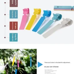 300 st växtetiketter växtträdetiketter utomhus vattentät plastfolie hängande plantskola trädgård trädgårdsetiketter pålemarkörer återanvändbara