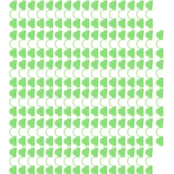 100 STK Växthusklämma Plast Dubbelhuvud Skuggning Trädgårdsbåge Växthusklämma Glasfiber Trädgårdstillbehör 6 mm Ljusgrön
