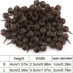 100 st/set återanvändbar bärbar gödningslåda för bonsaiväxter och blommor (liten)