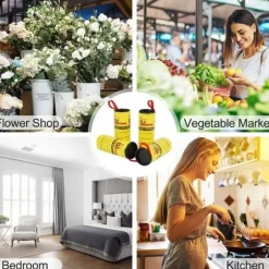 32 stycken flugfångarpapper, flugpappersrullar, klibbigt flugpapper, flugpappersremsor, myggfångare241