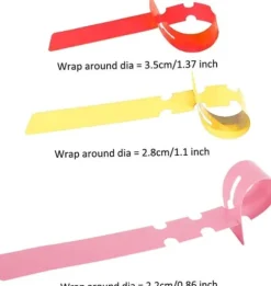 600 stycken växtetiketter, PVC-växtetiketter för trädgårdar, justerbara vattentäta växtetiketter, 6 färger