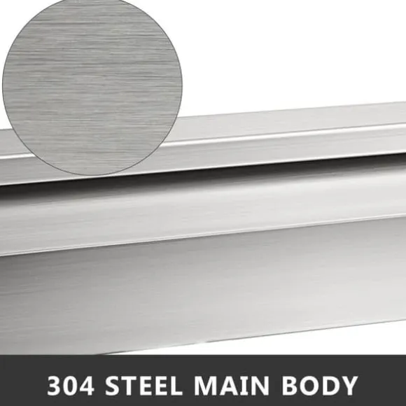 23,6 tums poolvattenfall i rostfritt stål med kopplingar, trädgårdsfontän, konstant vattenflöde, enkel DIY-installation