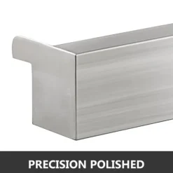 23,6 tums poolvattenfall i rostfritt stål med kopplingar, trädgårdsfontän, konstant vattenflöde, enkel DIY-installation