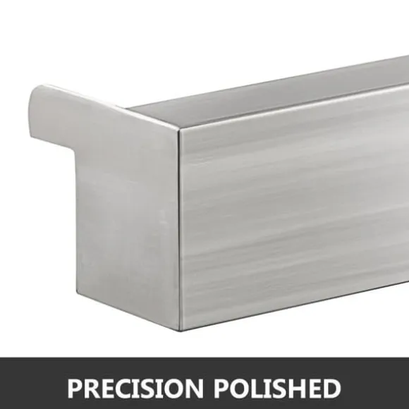 23,6 tums poolvattenfall i rostfritt stål med kopplingar, trädgårdsfontän, konstant vattenflöde, enkel DIY-installation