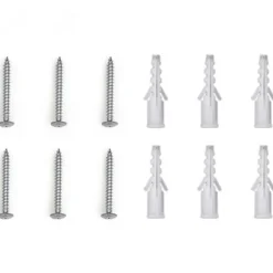 153088 vidaXL Halvmåne speglar 2 st Ø40 cm Akryl