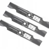 3 X 45 CM gräsklippare kniv för Cub Cadet CC GT RZT 1225 1224 1223 50 KHP / 742-04053
