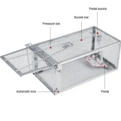 27 x14 x12 cm Professionell musbur musfälla för att fånga råttor --AIM