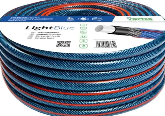 Agaplast trädgårdsslang Vartco ljusblå 3/4" 50m