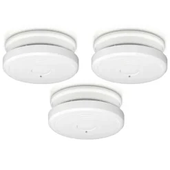 Alecto Rökdetektor med ljuddämpande knapp 3x