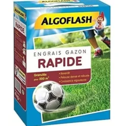 ALGOFLASH Gräsmatte Gödningsmedel Snabbverkande - 4kg