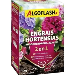 ALGOFLASH NATURASOL Gödselmedel för hortensior, rhododendron och azaleor - Special pH - 1 kg