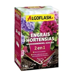 ALGOFLASH NATURASOL Gödselmedel för hortensior, rhododendron och azaleor - Special pH - 1 kg