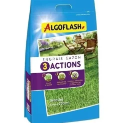 ALGOFLASH NATURASOL Gräsmatta Gödselmedel - 3 Steg - 10 kg