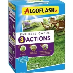 ALGOFLASH NATURASOL Gräsmatta Gödselmedel - 3 Steg - 3 kg