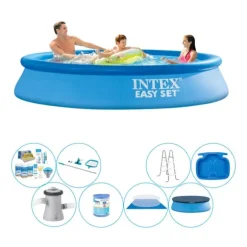 Allt i 1 Poolpaket - Intex Easy Set Runt 305x61 cm