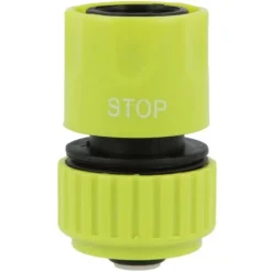AMIG | Snabbkoppling för slang R09 STOP | 3/4'' | ABS | Pistagegrön