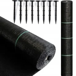 Antirotduk - Agrotextil - 1,1 x 50 m - 50 slipade stift