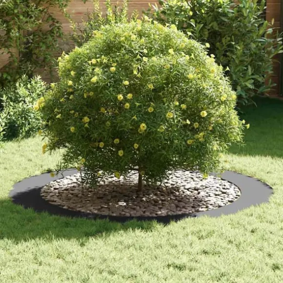 Antracit Planterare i Harts - Modern Hållbar Design | Diameter: 120 cm | Färg: Antracit