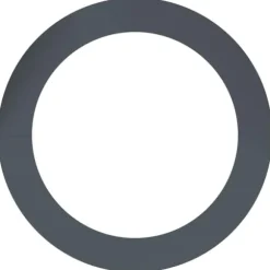 Antracit Planterare i Harts - Modern Hållbar Design | Diameter: 120 cm | Färg: Antracit