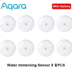 Aqara Vattendjupssensor, Zigbee-anslutning, IP67 vattentålig klassning,8 stycken vattensensorer