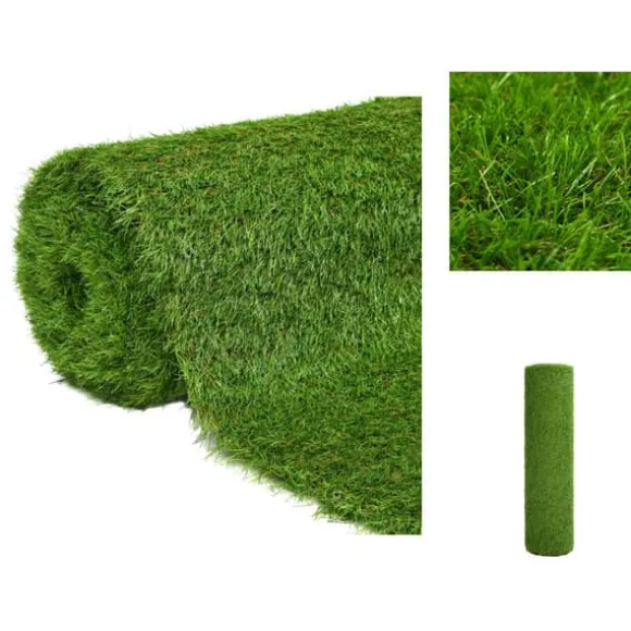 Artificiell flora - Living Konstgräsmatta 1x5 m/40 mm grön