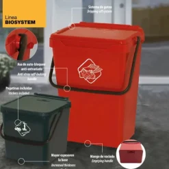 Artplast Soptunna Biosystem 4x3.5x39 Cm Grönt