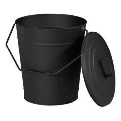 Askbehållare, 34x32,5x28 cm, Svart