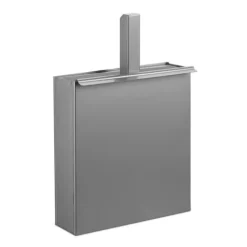 Askhink med spade, 35,5x23x9 cm, Silver