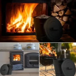 Askhink, 29,5x30x28 cm, Svart