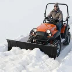 ATV/UTV snöblad - Snöplogssats med universalfäste - Bredd 152 cm - Höjd- och sidjusterbart - Snabbfäste - Stålblad - Tre monteringsalternativ