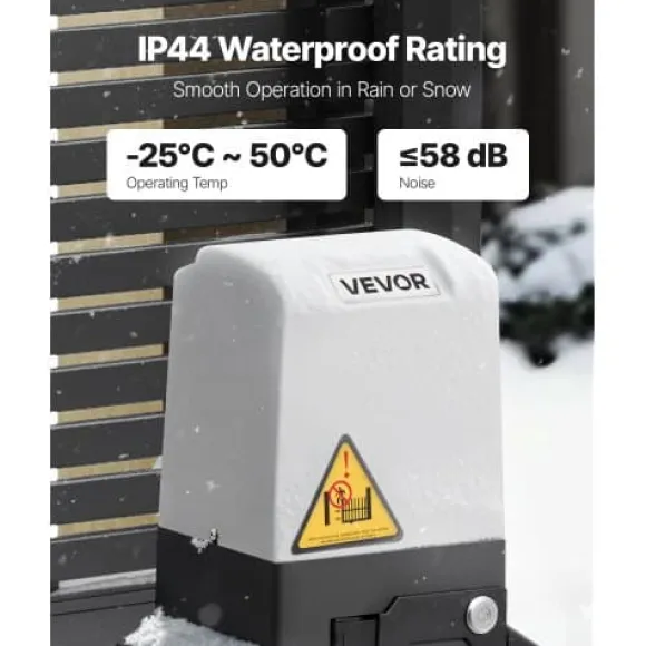 Automatisk grindöppnare 274x200x330 mm, 400W, Skjutbar, Infraröd sensor