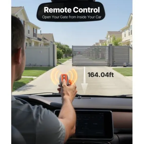 Automatisk grindöppnare 274x200x330 mm, 400W, Skjutbar, Infraröd sensor