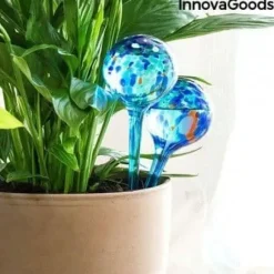 Automatiska bevattningsballonger - InnovaGoods - Aqua·loon - Paket om 2 - Trädgårdsbevattning - Blå