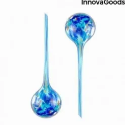 Automatiska bevattningsballonger - InnovaGoods - Aqua·loon - Paket om 2 - Trädgårdsbevattning - Blå