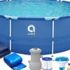 Avenli 305 cm Rund Poolset med Pump för Trädgårdsentusiaster