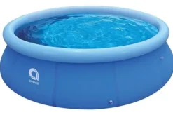 Avenli 244cm Rund Uppblåsbar Poolset med Pump & Filtersystem - Perfekt för Trädgårdsentusiaster