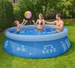 Avenli 244cm Rund Uppblåsbar Poolset med Pump & Filtersystem - Perfekt för Trädgårdsentusiaster