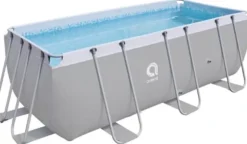 Avenli 400x200x99cm Rektangulär Uppmonterad Pool med Filterpump för Trädgårdsentusiaster
