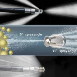 Avloppsrensningsslang 20m M22-gänga för Kärcher K2 K3 K4 K5 K6 K7 högtryckstvätt