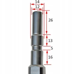 Avloppsslang 10 m för Högtryckstvätt – Mässingsfjädermunstycke | 200 Bar | Kompatibel med Kranzle D12, Nilfisk Alto
