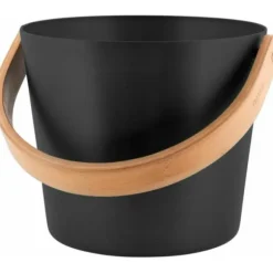 Avslappnad bastun hink, 5l, svart