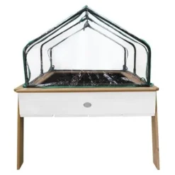 AXI - Sand & Planteringsbord Med Växthus Linda Brun/Vit