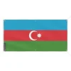Azerbajdzjan flaggbanner 6 öljetter 50x100cm i polyester