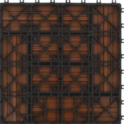 Balkongplattor Bruna WPC 30 x 30 cm 11 st - Golvbeläggning