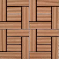 Balkongplattor Bruna WPC 30 x 30 cm 11 st