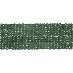 Balkongskärm mörkgröna blad 300x100 cm