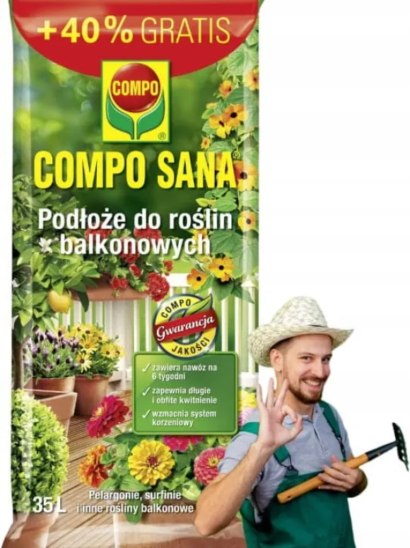 Balkongväxtsubstrat 35L universal